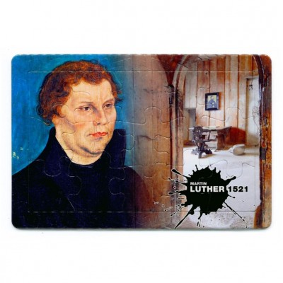Puzzle-Postkarte „Luther / Lutherstube"
