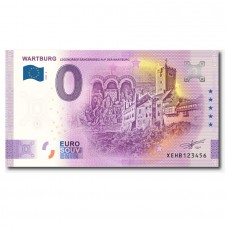 Euro-Souvenirbanknote::„Legendärer Sängerkrieg auf der Wartburg"