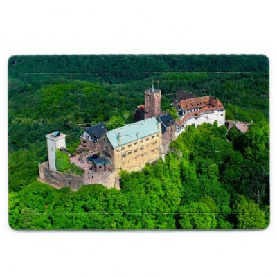 Puzzle-Postkarte „Wartburg von oben"